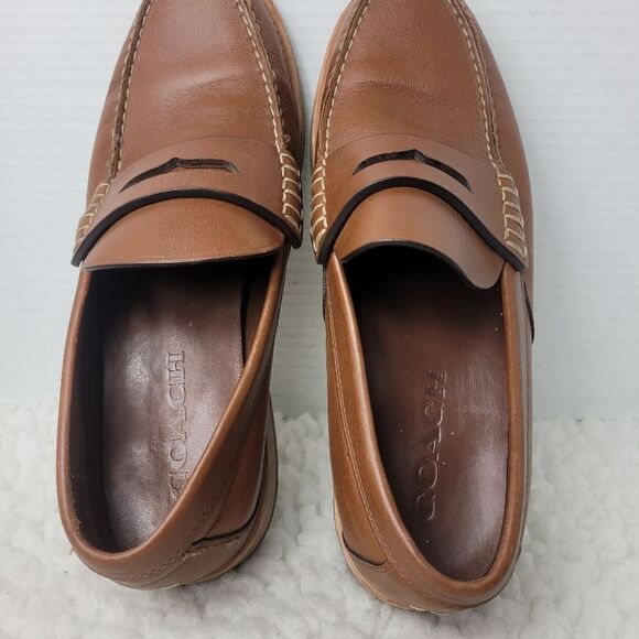 Coach Manhattan  Penny Loafers Mens Size 9.5 Brown Slip on shoes